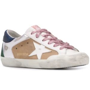 Golden Goose Superstar Silver Desert Leather